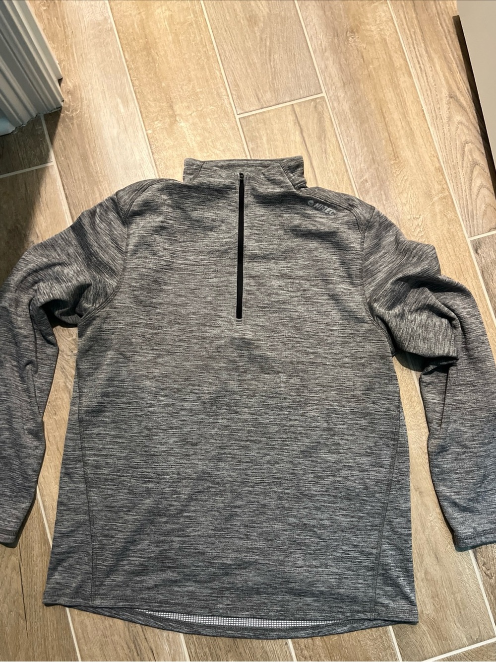 Gray Quarter-Zip Pullover
